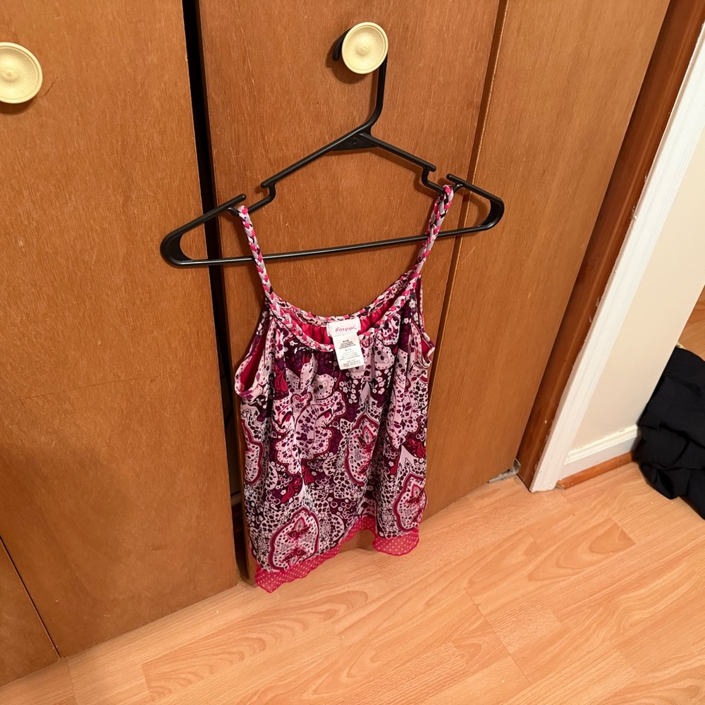Women's Pink Paisley Top